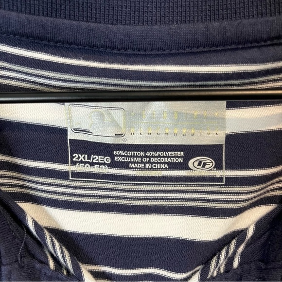 Men’s | MLB Boston Red Sox Striped Polo | XXL - Picture 4 of 7